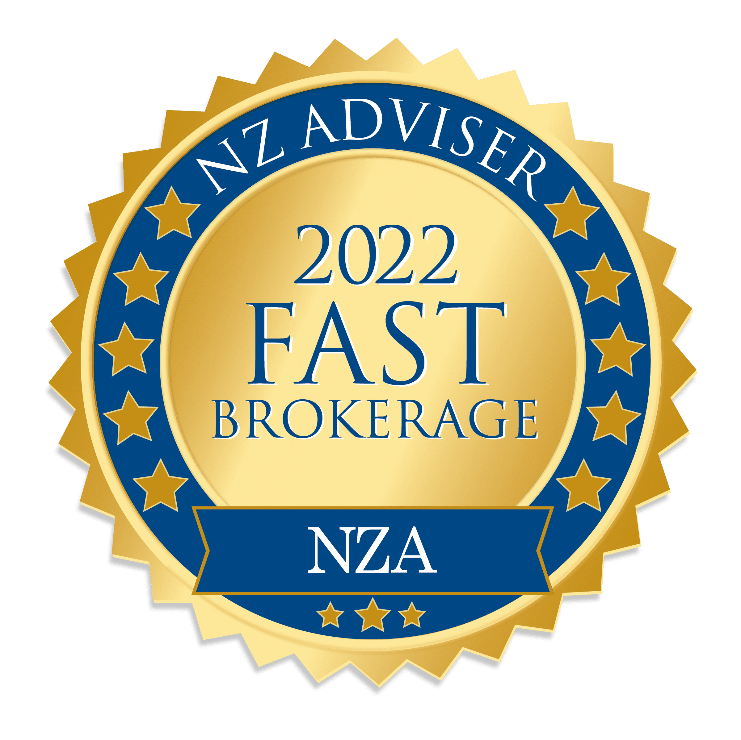 NZAD Fast Brokerages 2022 Medal